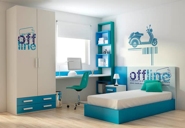 Dormitorio juvenil moderno: triunfa al decorar la habitación de tu hij@