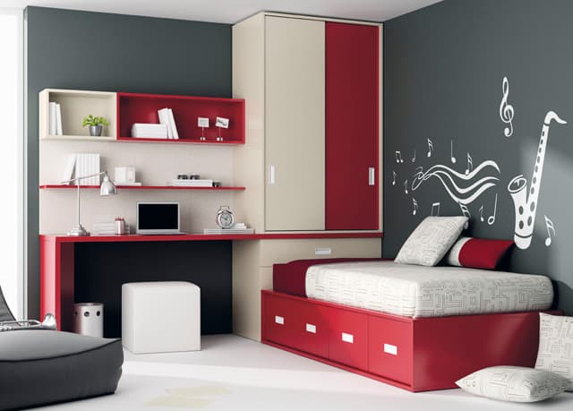 Opciones para decorar las paredes de una habitación juvenil - Rústica &  ambientes